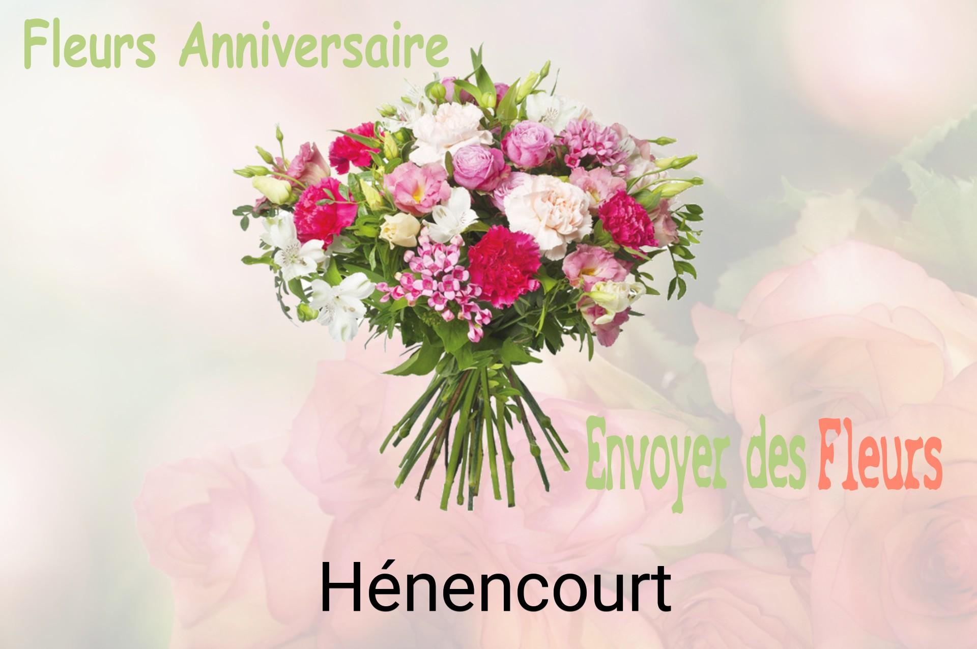 Bouquet de fleurs d’anniversaire livré à Hénencourt